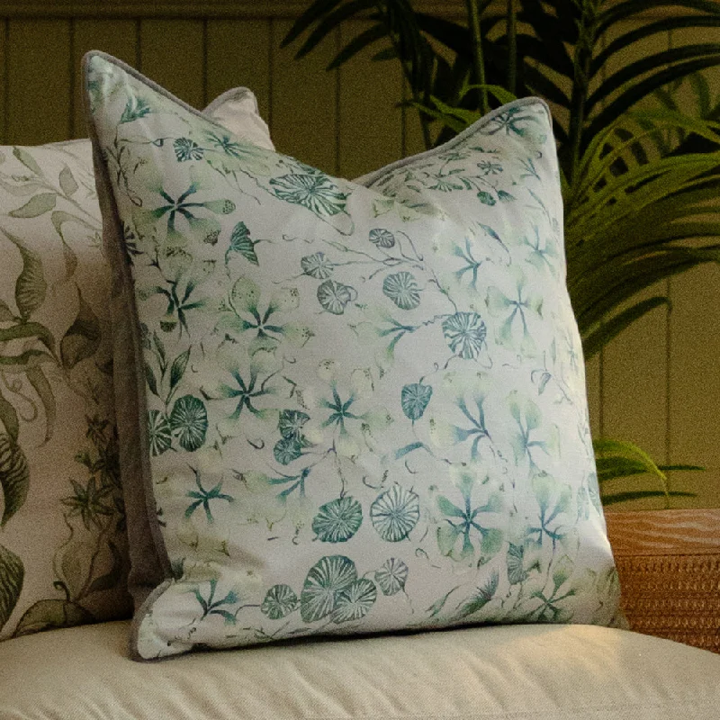 Philipa Printed Piped Cushion Vine