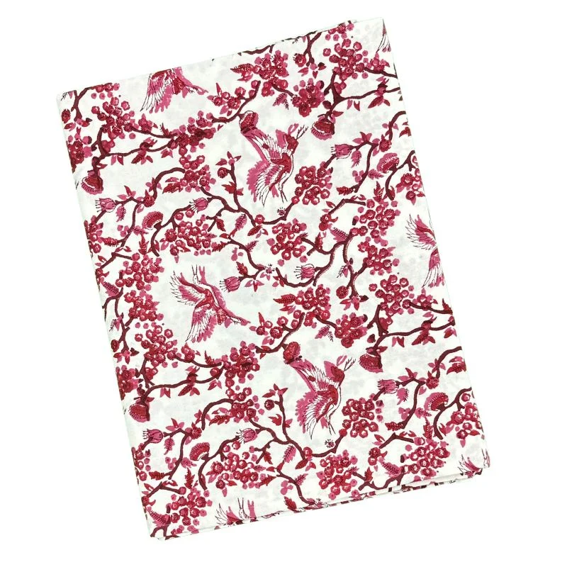 Toile De Jouy Birds in Wine Tablecloth