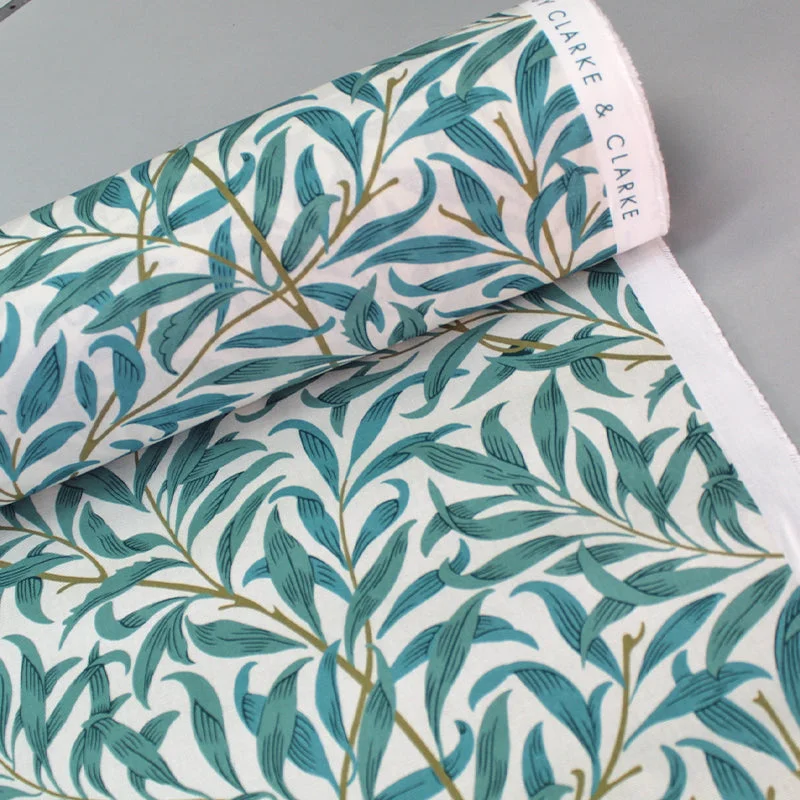 William Morris Soft Furnishing - Willow Bough - Teal