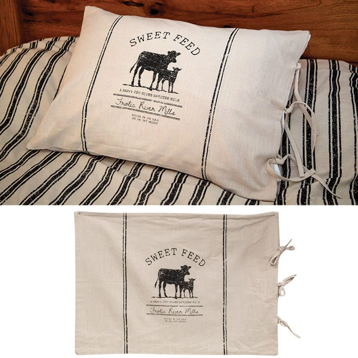 Sweet Feed Farmhouse Stripe King Pillow Sham