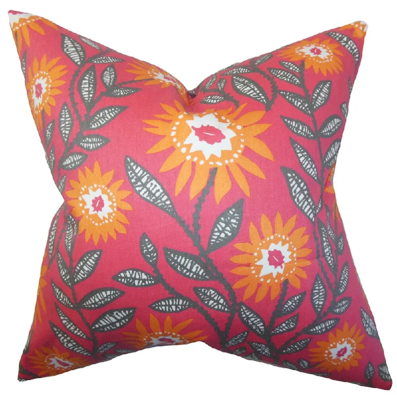 Leena Floral Euro Sham Sherbet