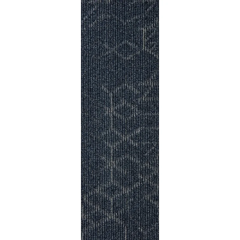 Mohawk Group - Visual Edge Angled Perception Commercial Carpet Tile - Indigo Ink