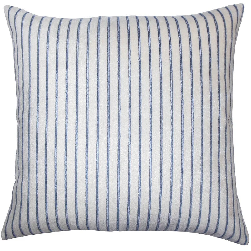 Maaike Striped Euro Sham Blue