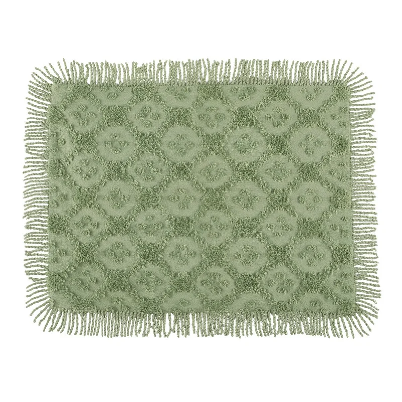 Tufted Circle Design Charleston Chenille Pillow Sham