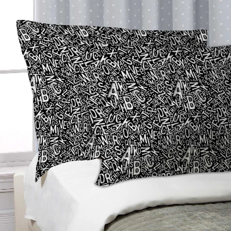 ArtzFolio Alphabets Pillow Cover Case