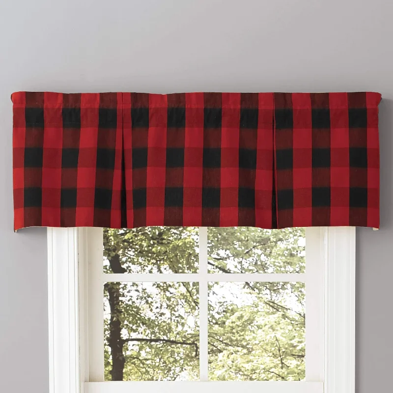 Buffalo Check Valance - Pleated 45"x15" Park Designs