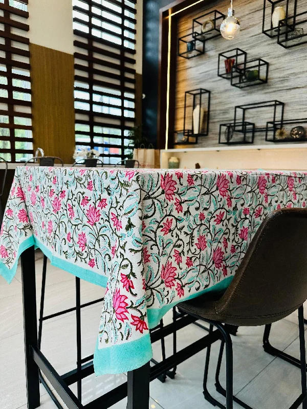 Timeless Lotus Square Table Cloth