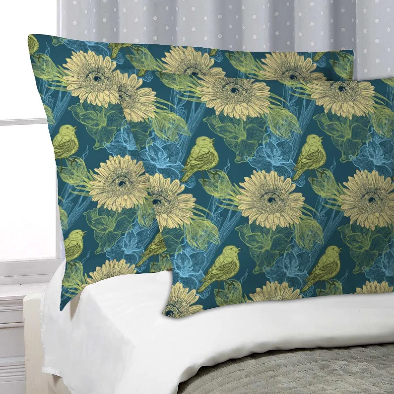 ArtzFolio Handdrawn Birds Pillow Cover Case