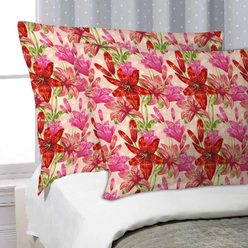 ArtzFolio Dots & Leaves Pillow Cover Case