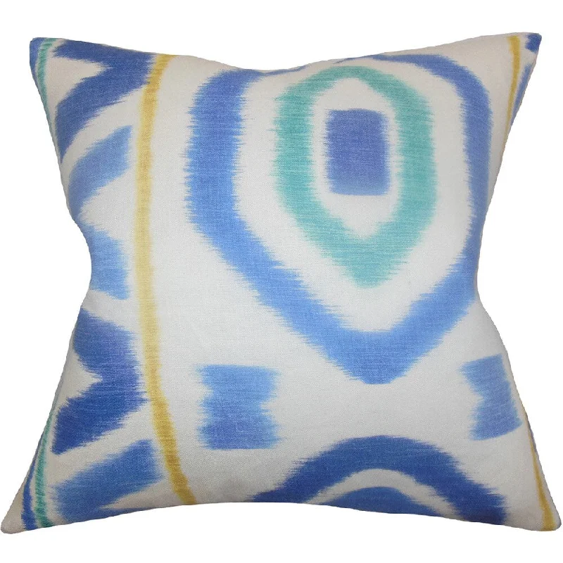 Rivka Geometric Euro Sham Blue