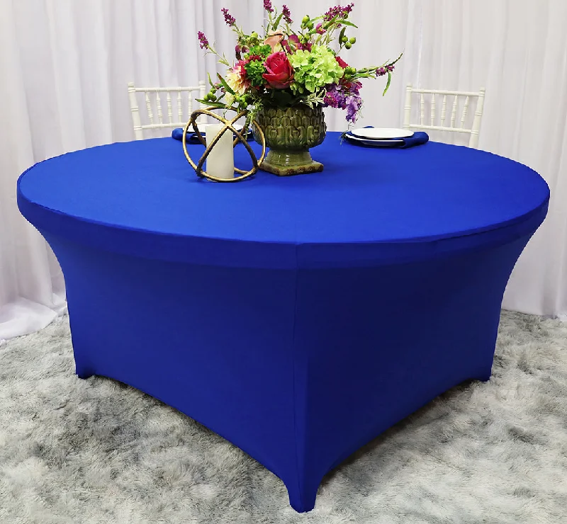 5 Ft Round Spandex (220 GSM) Table Cover - Royal Blue (1pc)