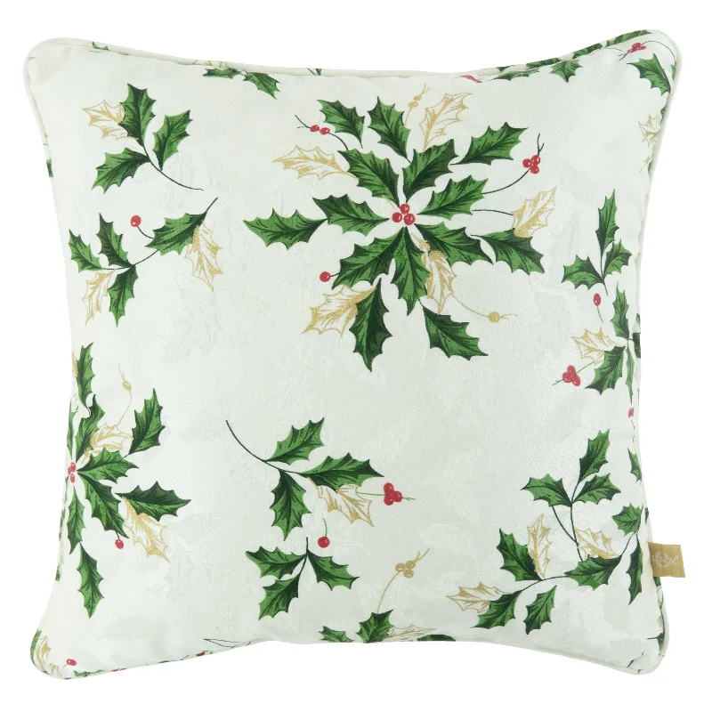 Scattered Holly 20x20 Throw Pillow