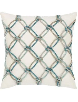 Nautical Net Sunbrella® Outdoor Pillows (2 Colors)