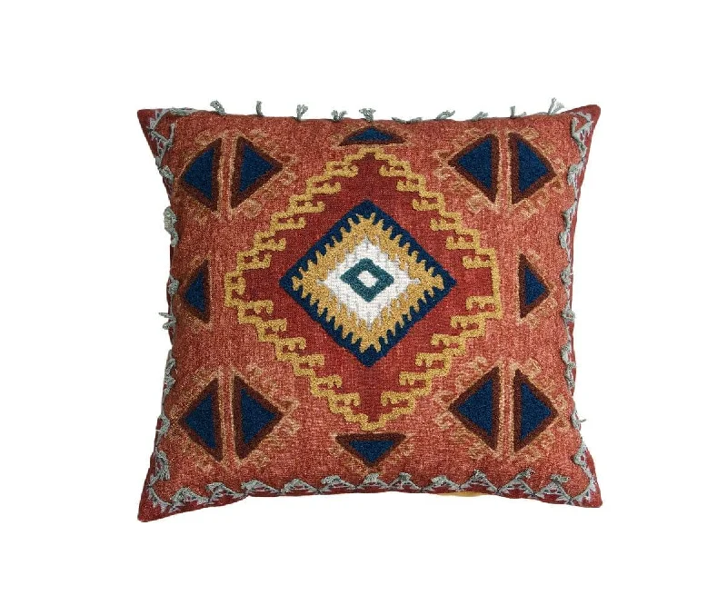 Kinsfolk Embroidered Pillow Cover