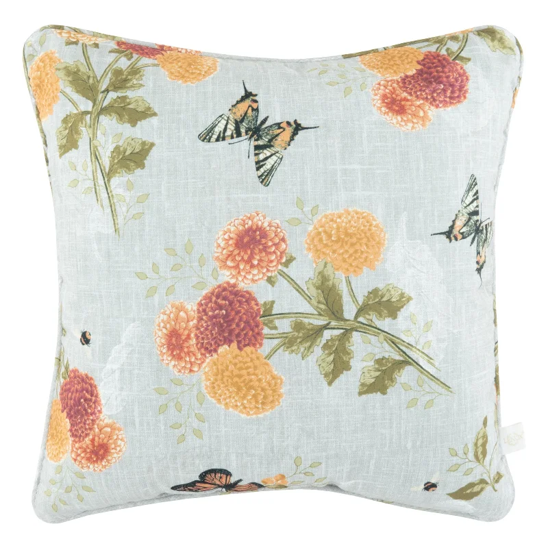 Buttlerfly Meadow Harvest 18x18 Throw Pillow