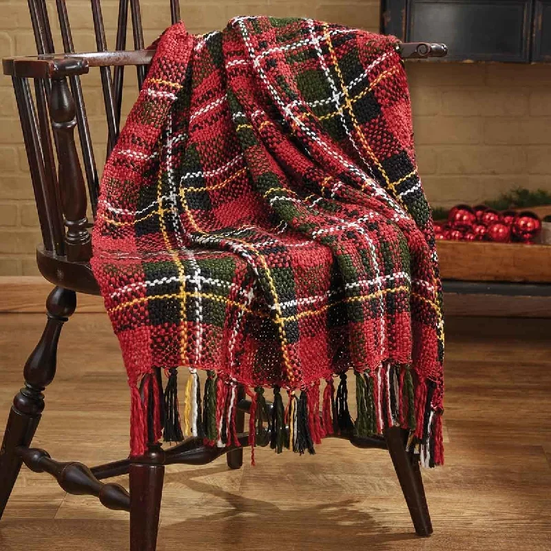 Touch of Tartan Throw Blanket 50" x 60" Park Designs