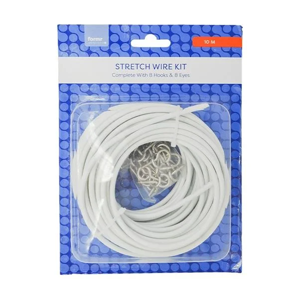 Formr Stretch Wire Kit, White- 10m