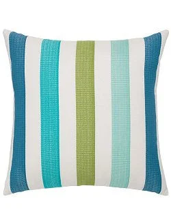 Mediterranean Stripe Sunbrella® Outdoor Pillows