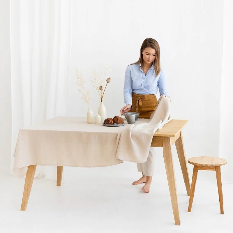 Natural Linen Tablecloth