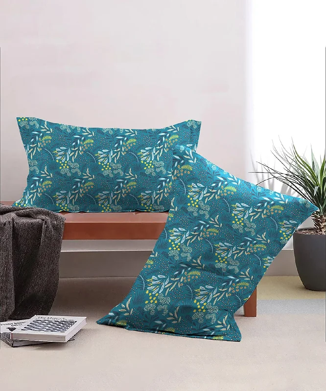 Urban Comfort Pillow Covers Set, 144 Tc,Midnight Bloom