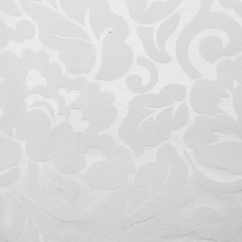 Tablecloth Fabric - Wide-width - Floral White