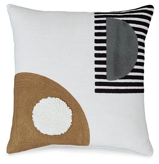 Longsum Black/White/Honey Pillow (Set of 4)