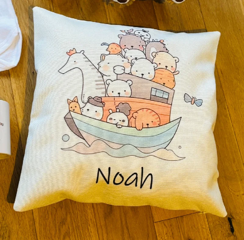 Noah's Ark cushion