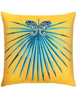 Tropics Chameleon Sunbrella® Outdoor Pillows