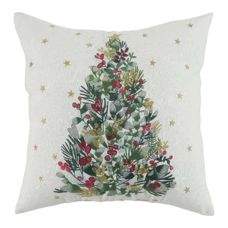 Christmas Tree 18x18 Decorative Throw Pillow