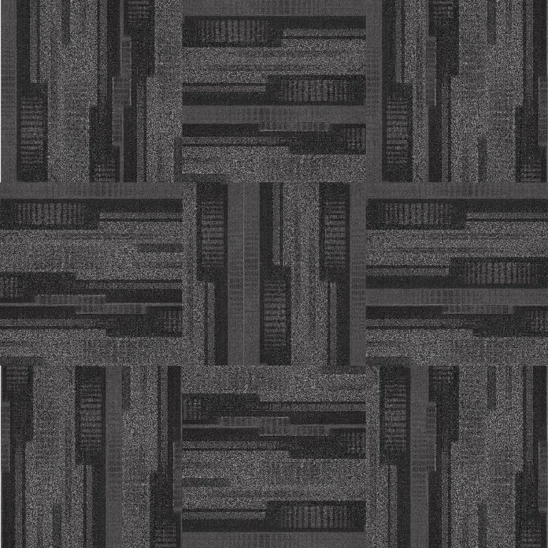 Next Floor Carpet Tile Dedication 712012 Tuxedo 13" x 39" (54 SF/Box)