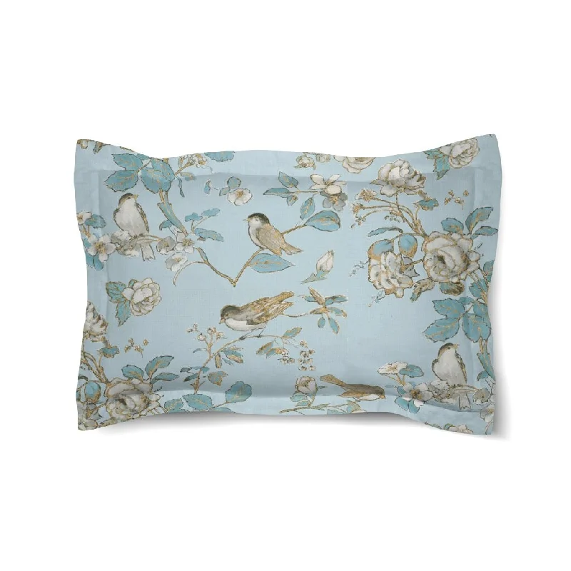 Laural Home Toile Birds Comforter Sham