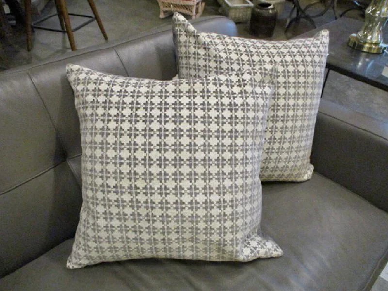 Pair Of Custom Kravet Fabric Pillows FINAL SALE