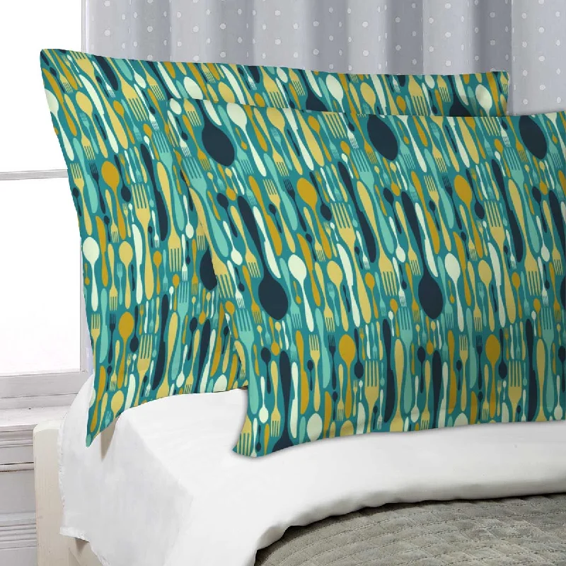 ArtzFolio Cutlery Pillow Cover Case