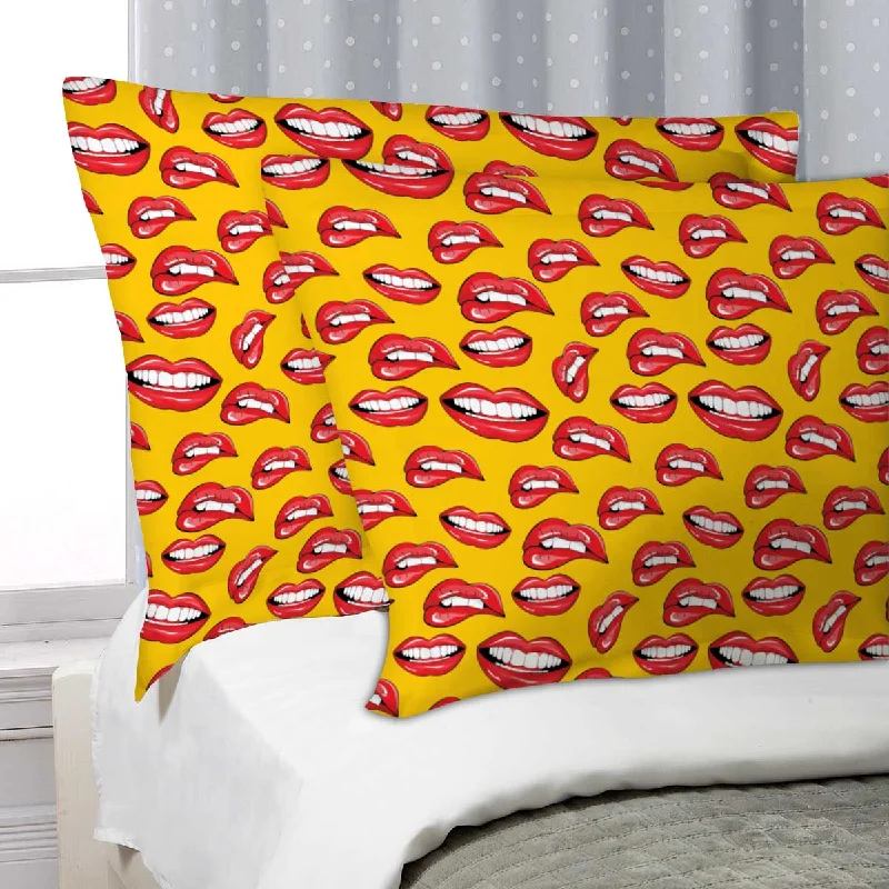 ArtzFolio Lips D2 Pillow Cover Case