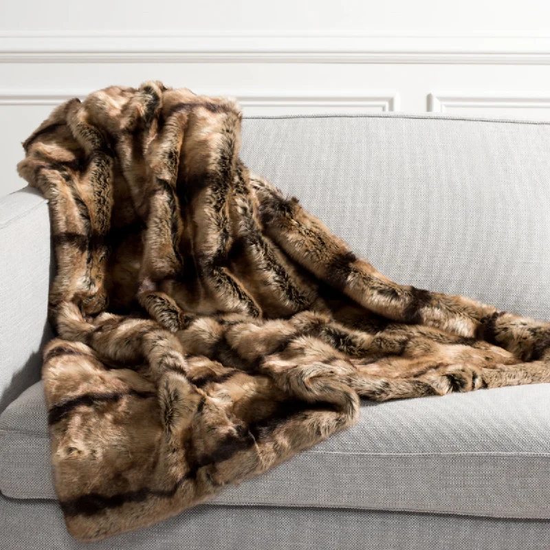 Safavieh Faux Luxe Brick Throw