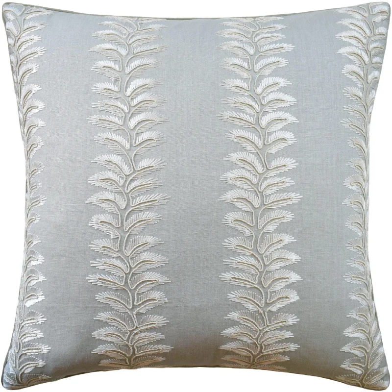 Pale Aqua Bradbourne Linen Blend Decorative Pillow