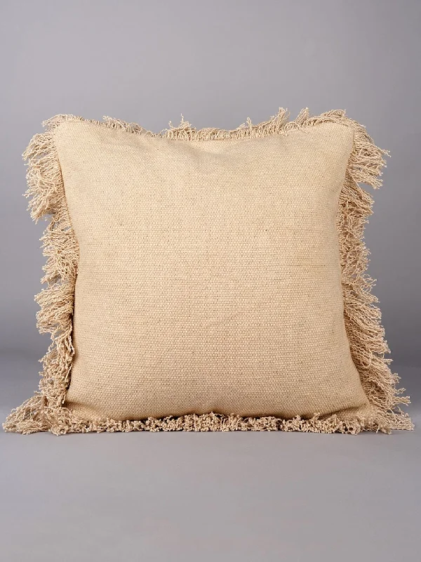 BEIGE - SQUARE CUSHION COVER