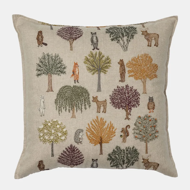 Fall Gathering Square Pillow