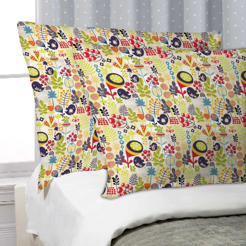 ArtzFolio Birds & Flowers D1 Pillow Cover Case