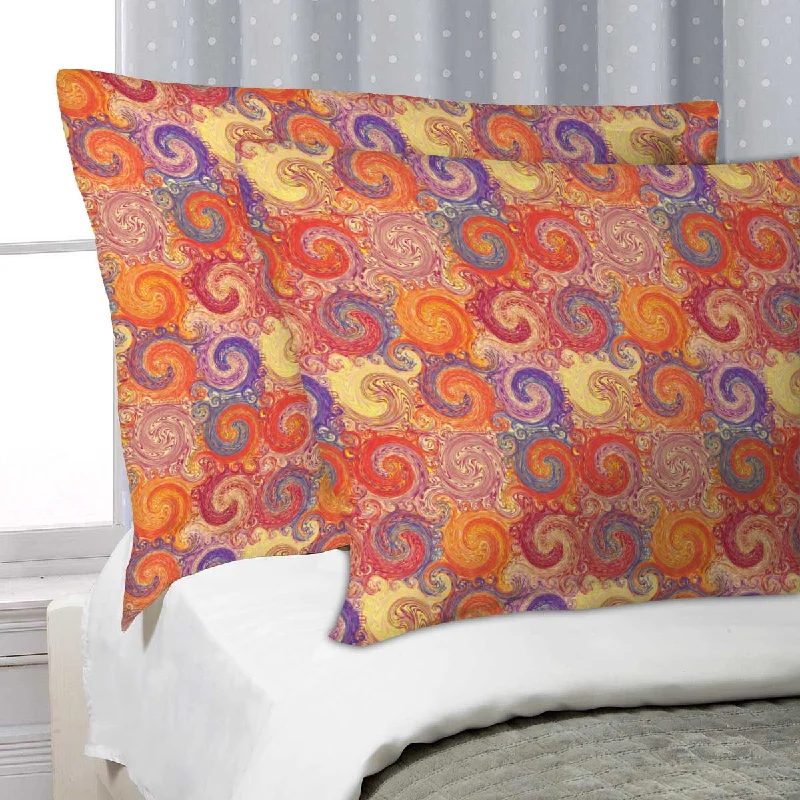 ArtzFolio Grunge Swirls Pillow Cover Case