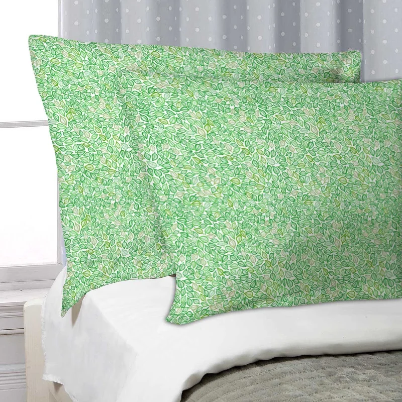 ArtzFolio Artistic Leaf Pillow Cover Case