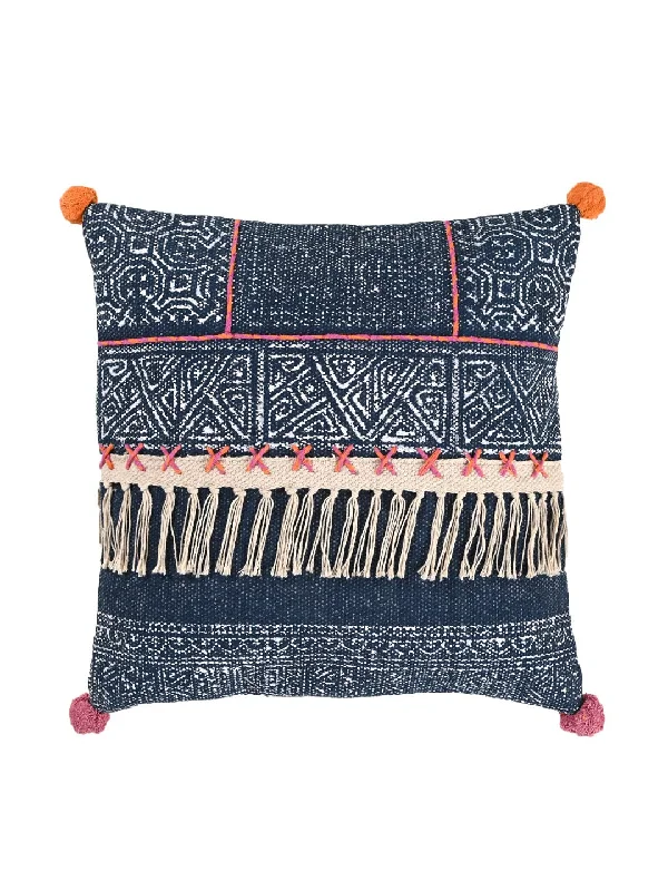 RASHNU - COTTON PRINTED SQUARE CUSHION COVER