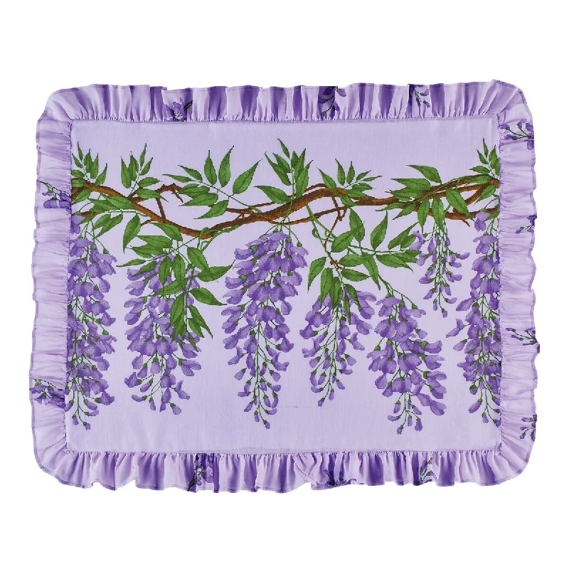 Wisteria Flower Blossom Garden Lavender Pillow Sham