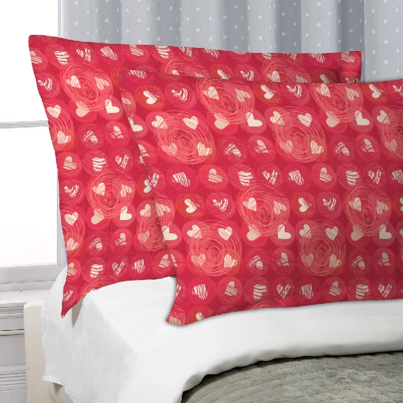 ArtzFolio Doodle Hearts D1 Pillow Cover Case