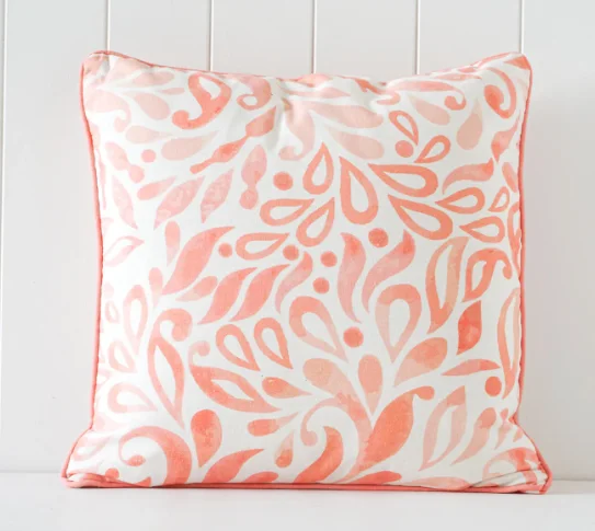 Indoor Cushion - Leafy Orange 45 cm