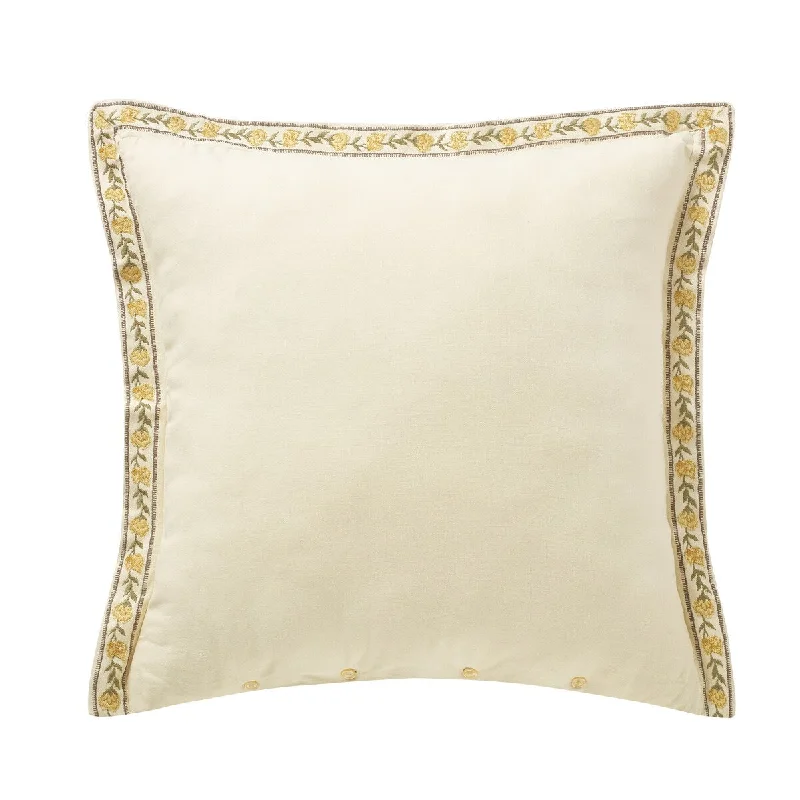 Amalia Embroidered Cotton Euro Sham