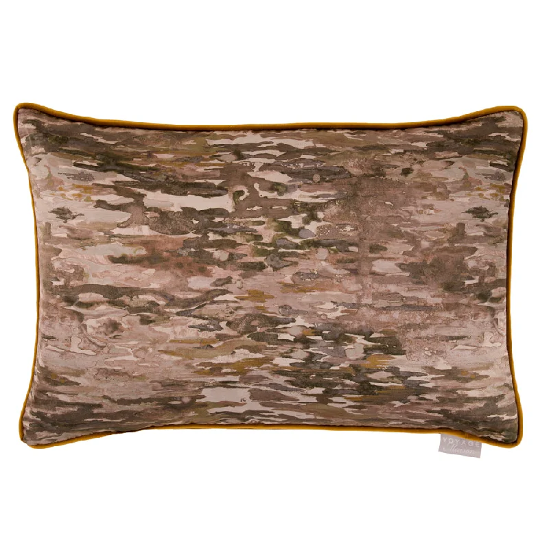 Olitski Printed Feather Cushion Hemp